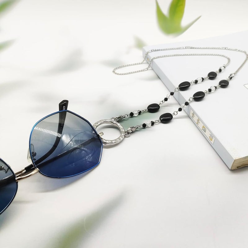 Hongeely Glasses Holder Chain Loop Eyeglasses Necklace Ring for Women Reading Glasses Sunglasses Necklace for Men - Image 3